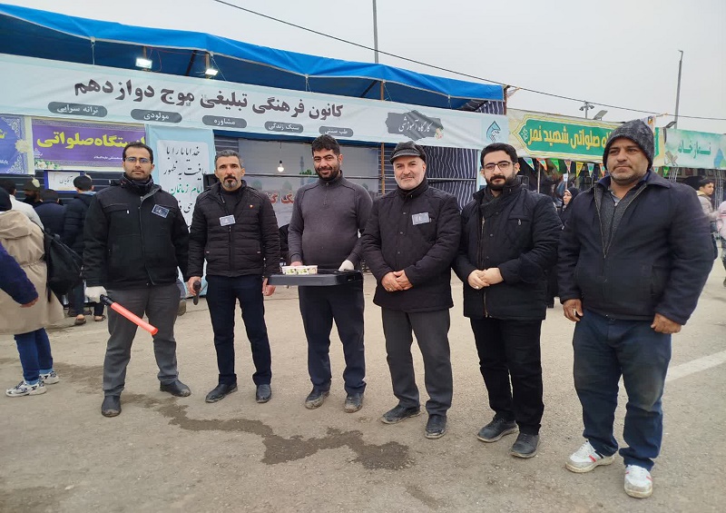 برپایی موکب فرهنگی در جشن بزرگ نیمه شعبان شهرستان قم